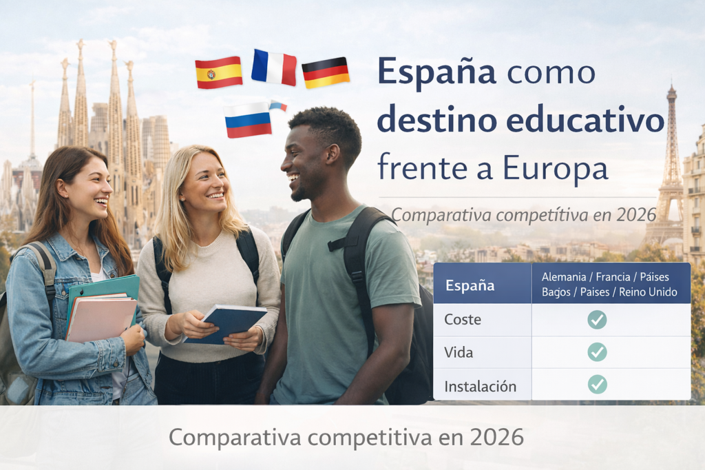 Estudiar en España vs otros países europeos: ¿es la mejor opción en 2026?